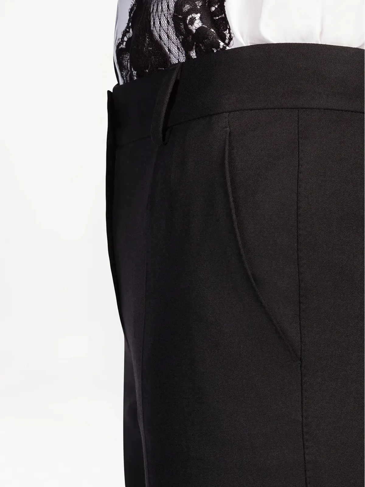 Dolce & Gabbana ストレッチウール テーラードパンツ - ブラック - 画像5