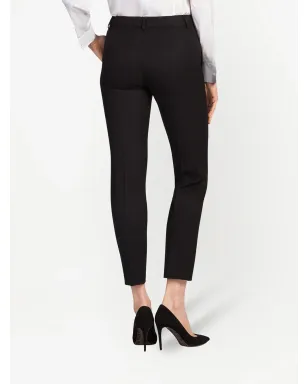 Dolce & Gabbana ストレッチウール テーラードパンツ - ブラック - サムネイル4