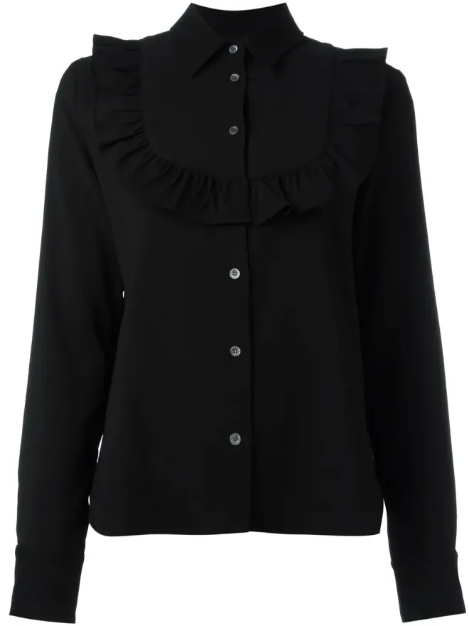 Maison Kitsuné Maison Kitsuné ラッフルパネルシャツの商品画像