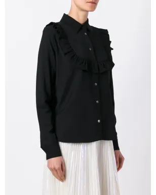 Maison Kitsuné ラッフルパネルシャツ - サムネイル3
