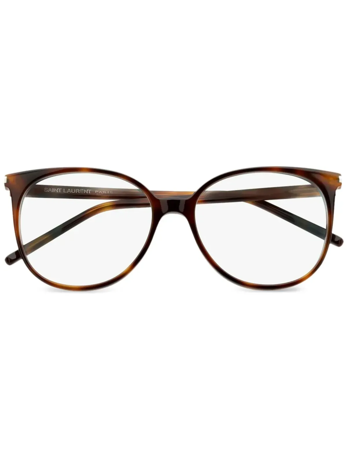 Saint Laurent Eyewear スクエアフレーム眼鏡 - ブラウン - 画像1
