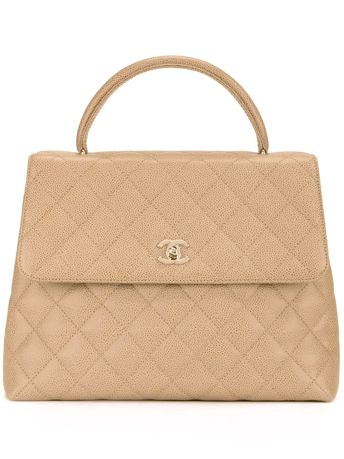 CHANEL Pre-Owned CCキルティング ハンドバッグ - ブラウン - 画像1