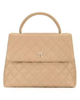 CHANEL Pre-Owned CCキルティング ハンドバッグ - ブラウン - サムネイル1