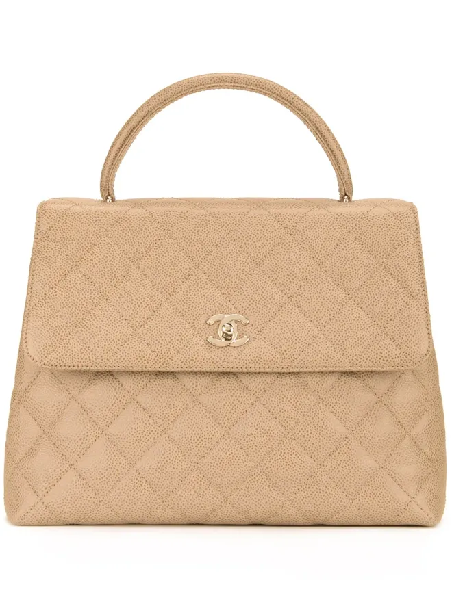 CHANEL Pre-Owned CHANEL Pre-Owned CCキルティング ハンドバッグ - ブラウンの商品画像