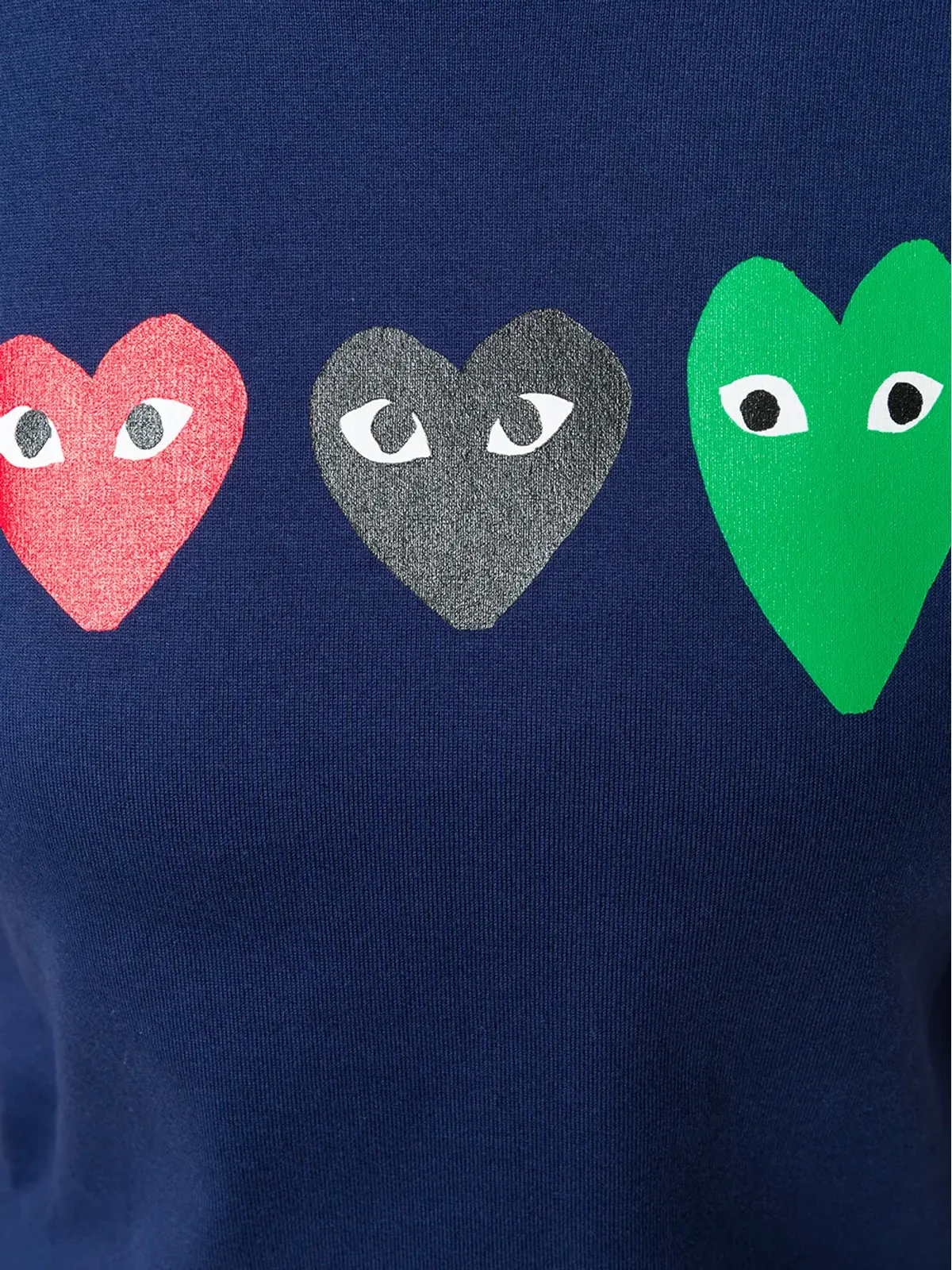 Comme Des Garçons Play ハートプリントTシャツ - 画像5