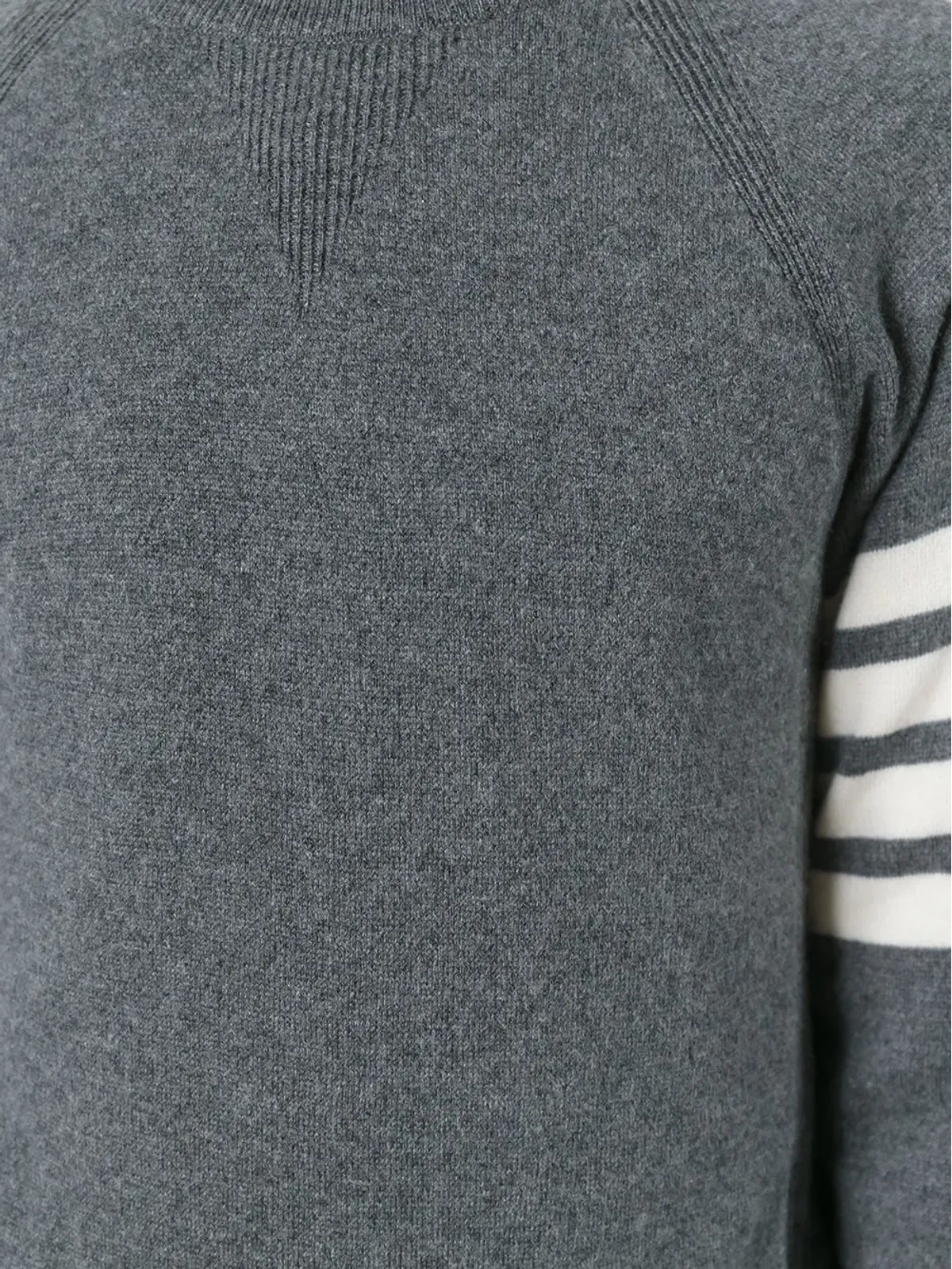Thom Browne 4-Bar クルーネック カシミヤ セーター - 画像5