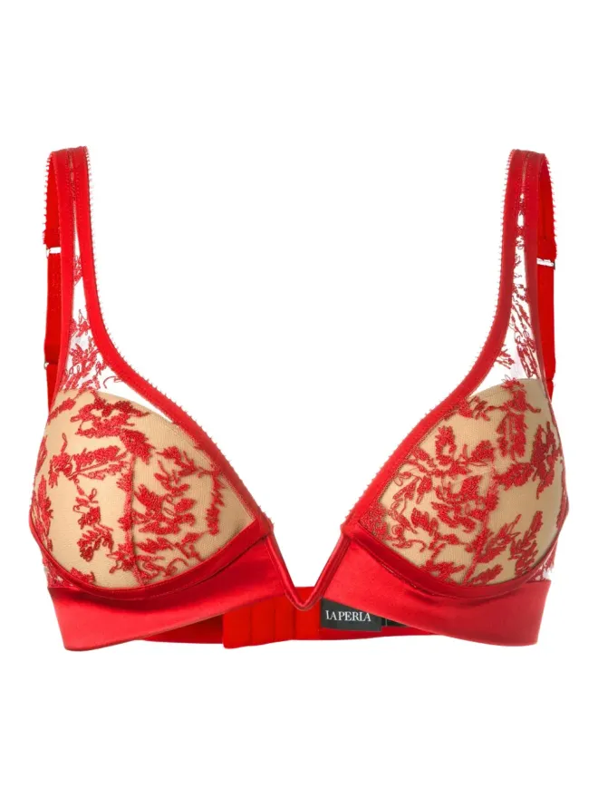 La Perla La Perla Autografo triangle bra - Redの商品画像