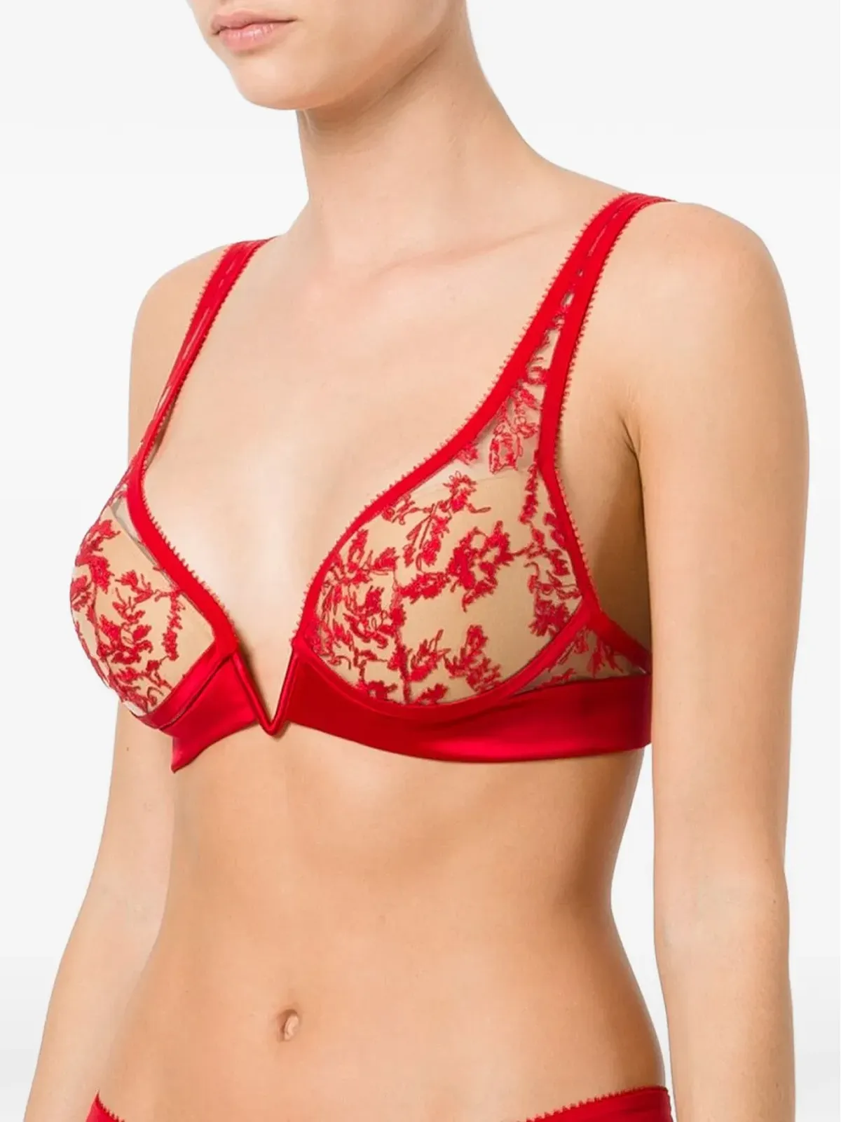 La Perla Autografo triangle bra - Red - 画像2