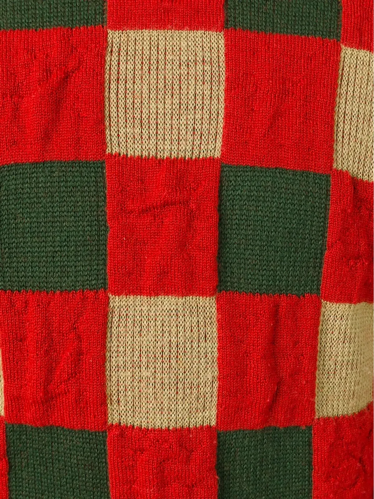 Issey Miyake Pre-Owned チェック柄ジャンパー - Red - 画像5
