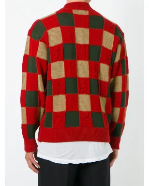 Issey Miyake Pre-Owned チェック柄ジャンパー - Red - サムネイル4