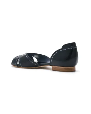 Sarah Chofakian イベリカレザーのフラットサンダル - サムネイル3