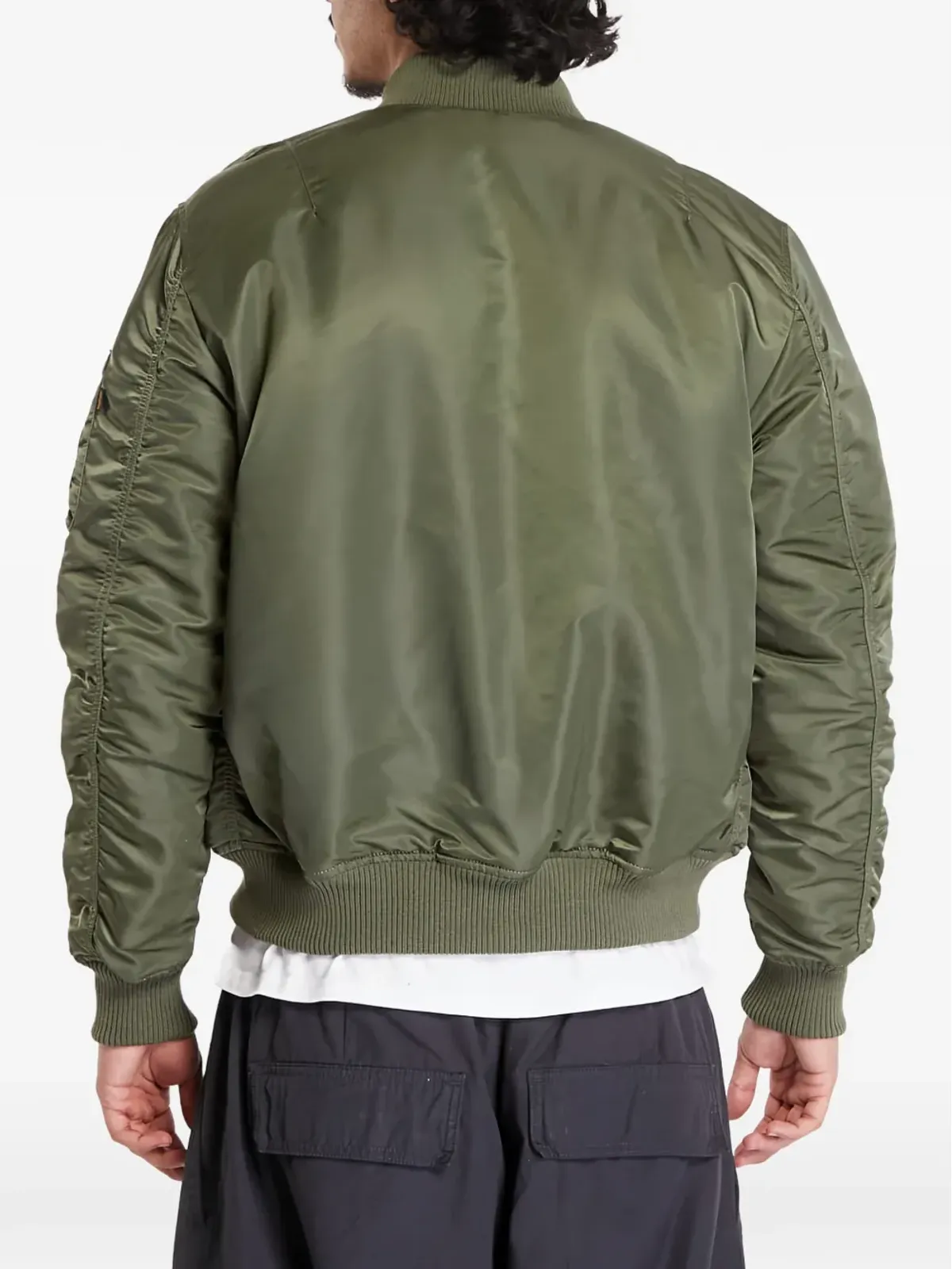 Alpha Industries MA-1 VF 59ジップアップボンバージャケット グリーン - 画像4