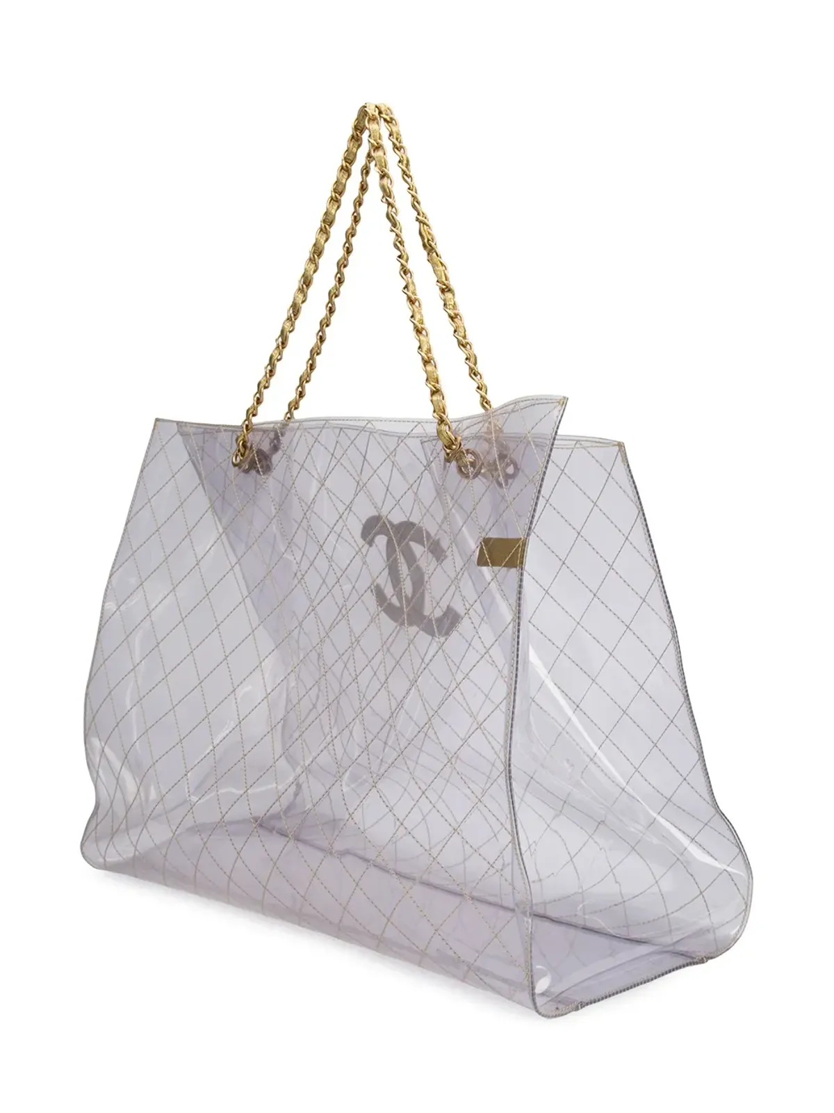 CHANEL Pre-Owned キルティッドCCトート - 画像3
