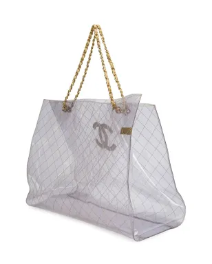 CHANEL Pre-Owned キルティッドCCトート - サムネイル3