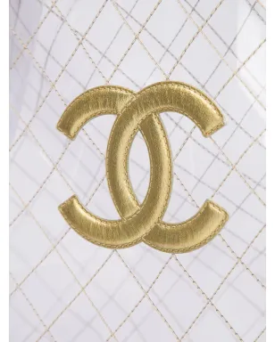 CHANEL Pre-Owned キルティッドCCトート - サムネイル4