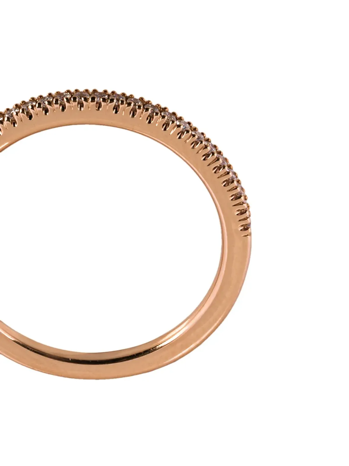 ALINKA 18kt ローズゴールド ダイヤモンド パヴェ リング - 画像3