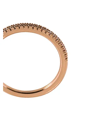 ALINKA 18kt ローズゴールド ダイヤモンド パヴェ リング - サムネイル3