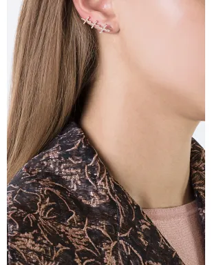 ALINKA 18kt rose gold KATIA diamond left ear cuff - サムネイル2