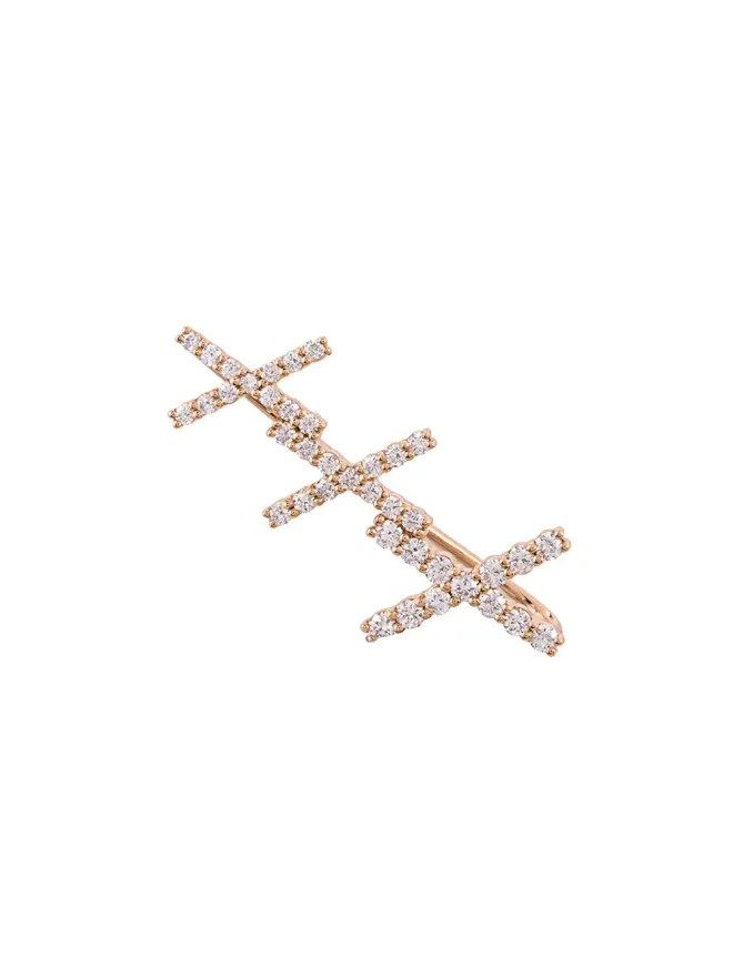 ALINKA ALINKA 18kt rose gold Katia ダイヤモンド 右耳イヤーカフの商品画像