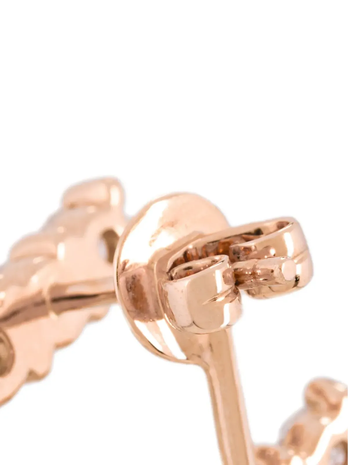 ALINKA 18k ローズゴールド LARA ダイヤモンド 左耳ピアス - 画像4