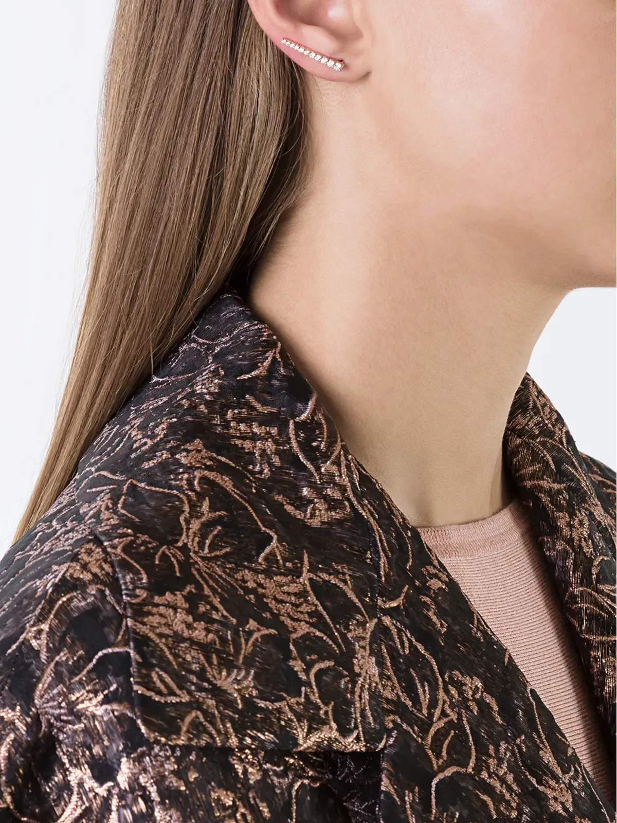 ALINKA 18ktゴールド VERA ダイヤモンド カフ イヤリング - 画像2