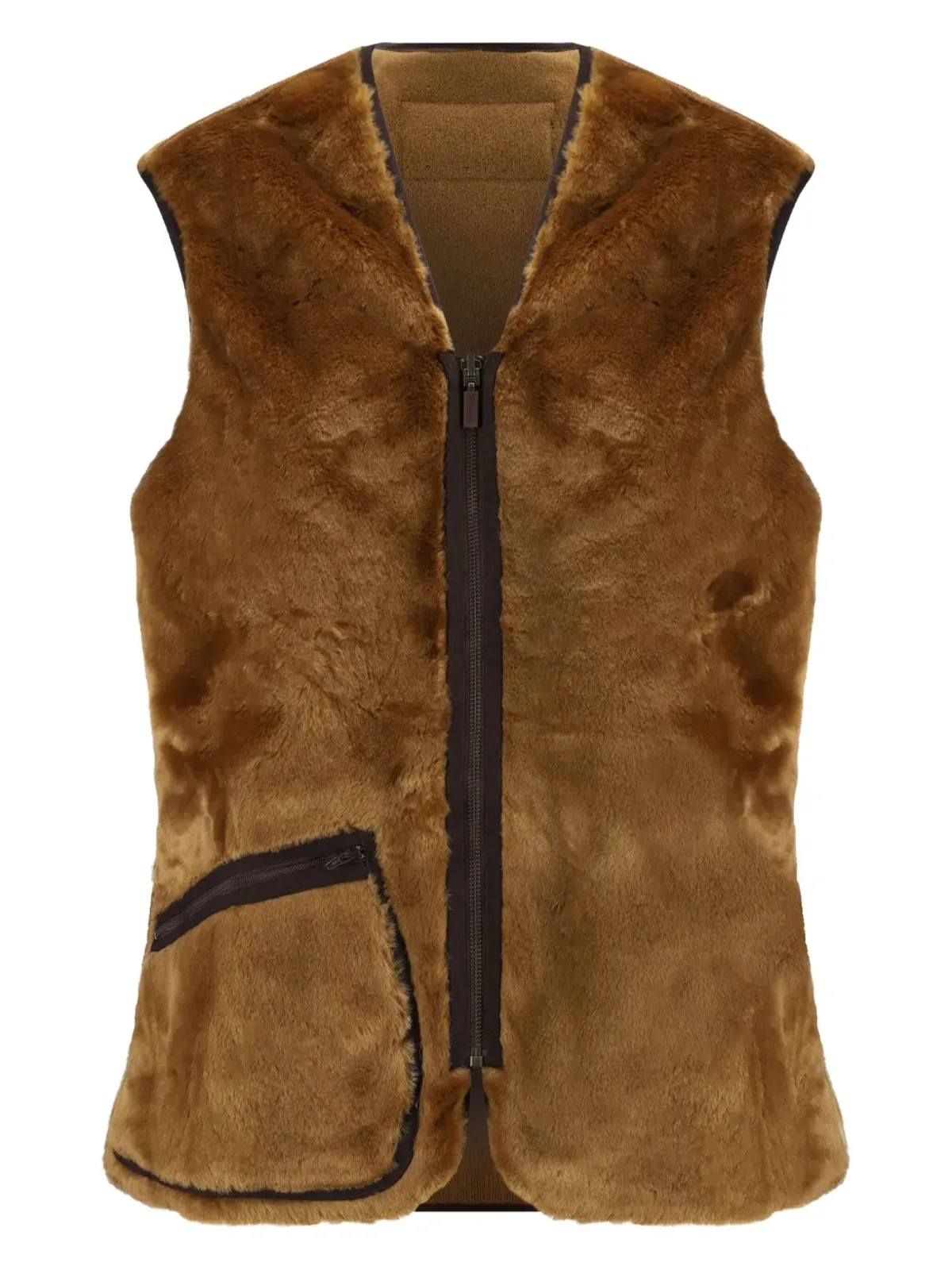Barbour ニットジレ - Brown - 画像3