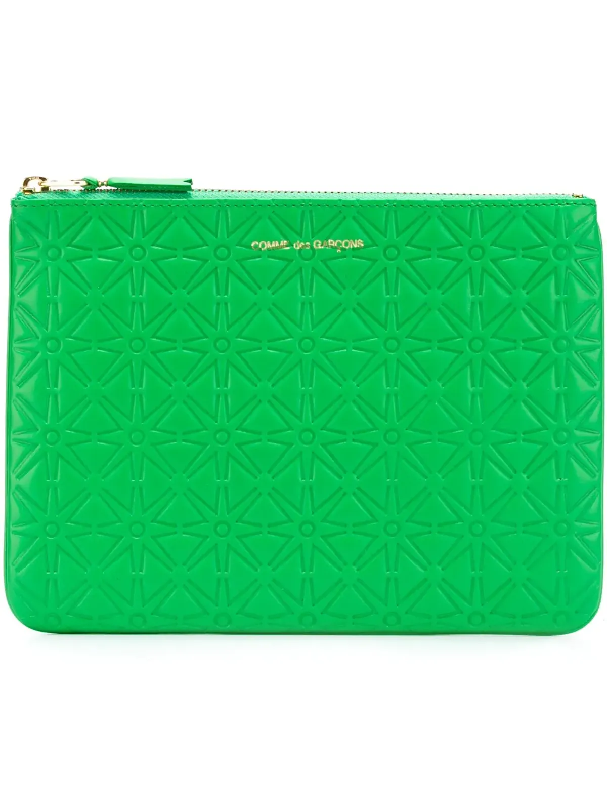 Comme Des Garçons Wallet エンボスレザー財布 - 画像1