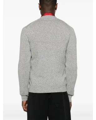 Comme Des Garçons Play ロゴパッチVネックカーディガン - サムネイル5