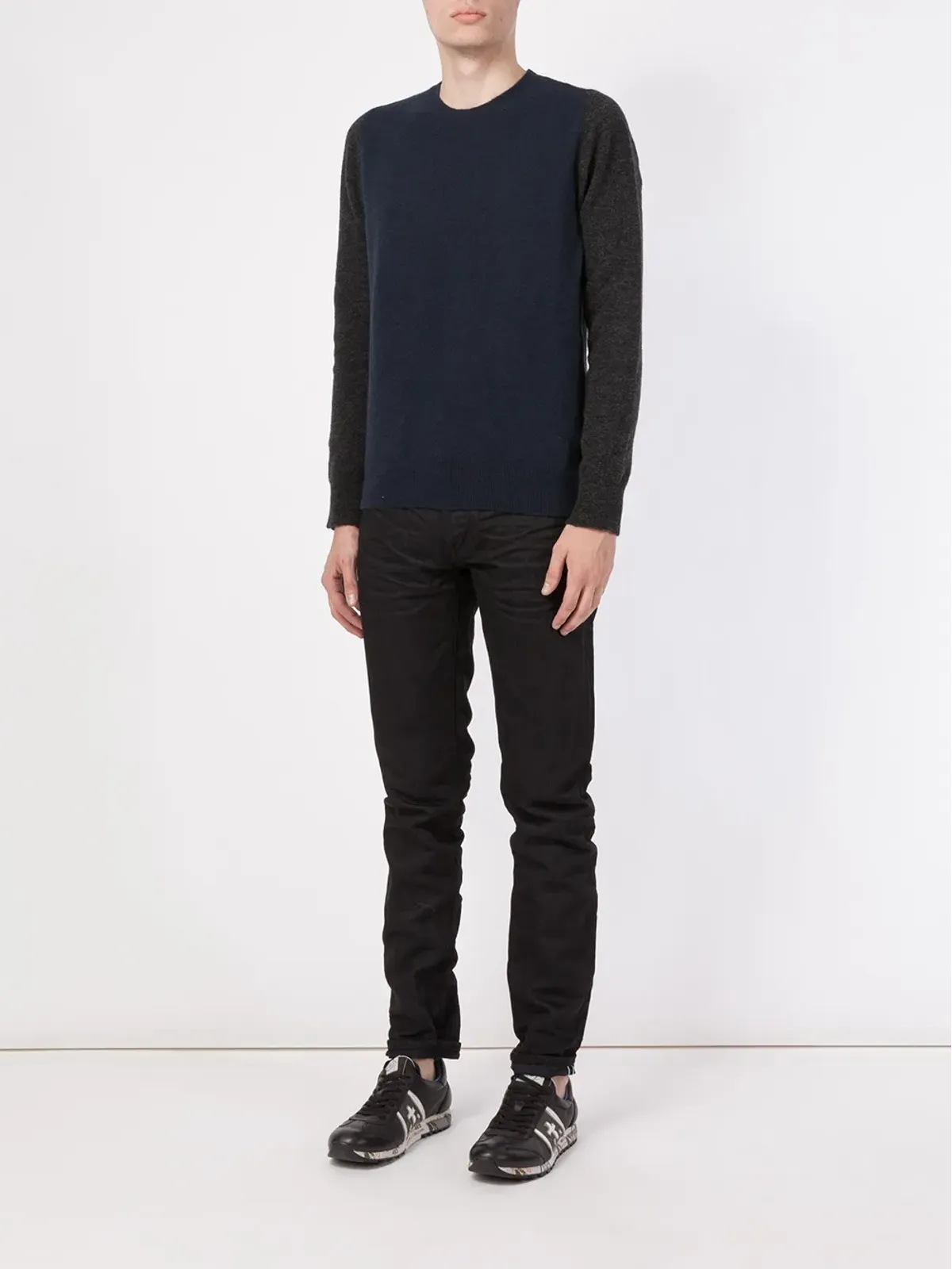 Mastercraft Union L'éclaireur x Mastercraft Union コラボ スリムジーンズ ブラック - 画像2