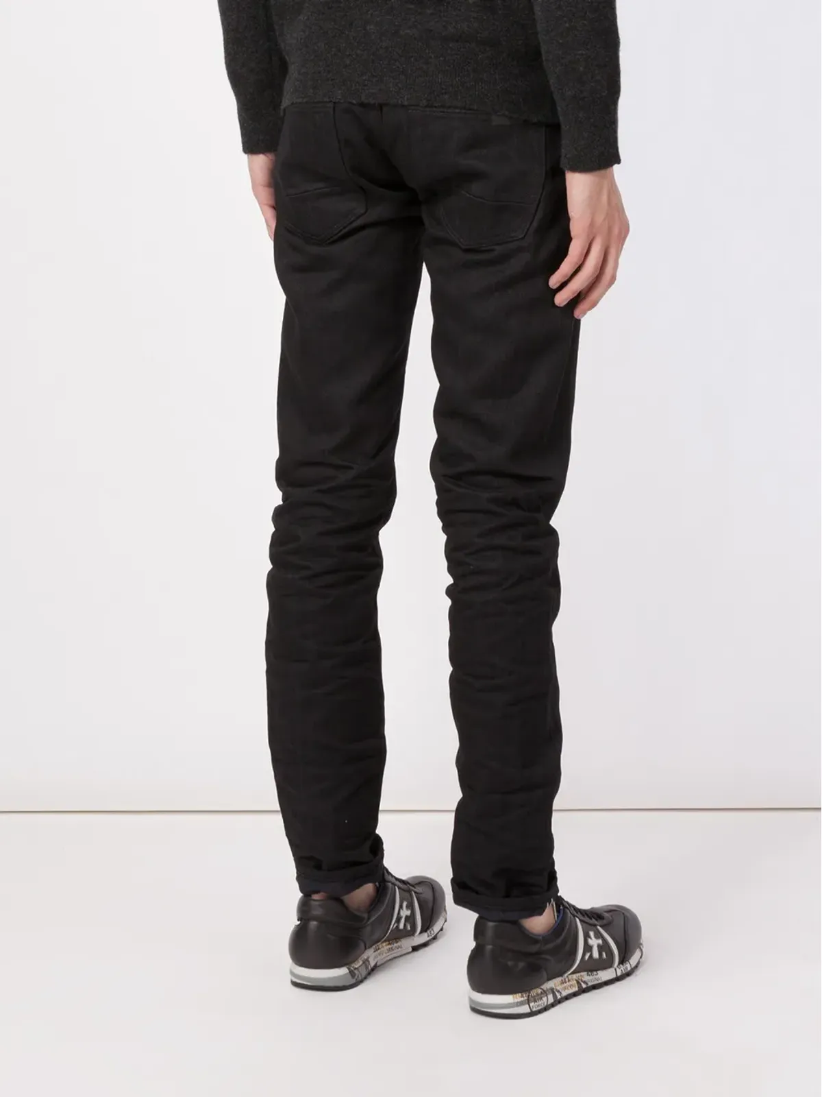 Mastercraft Union L'éclaireur x Mastercraft Union コラボ スリムジーンズ ブラック - 画像4