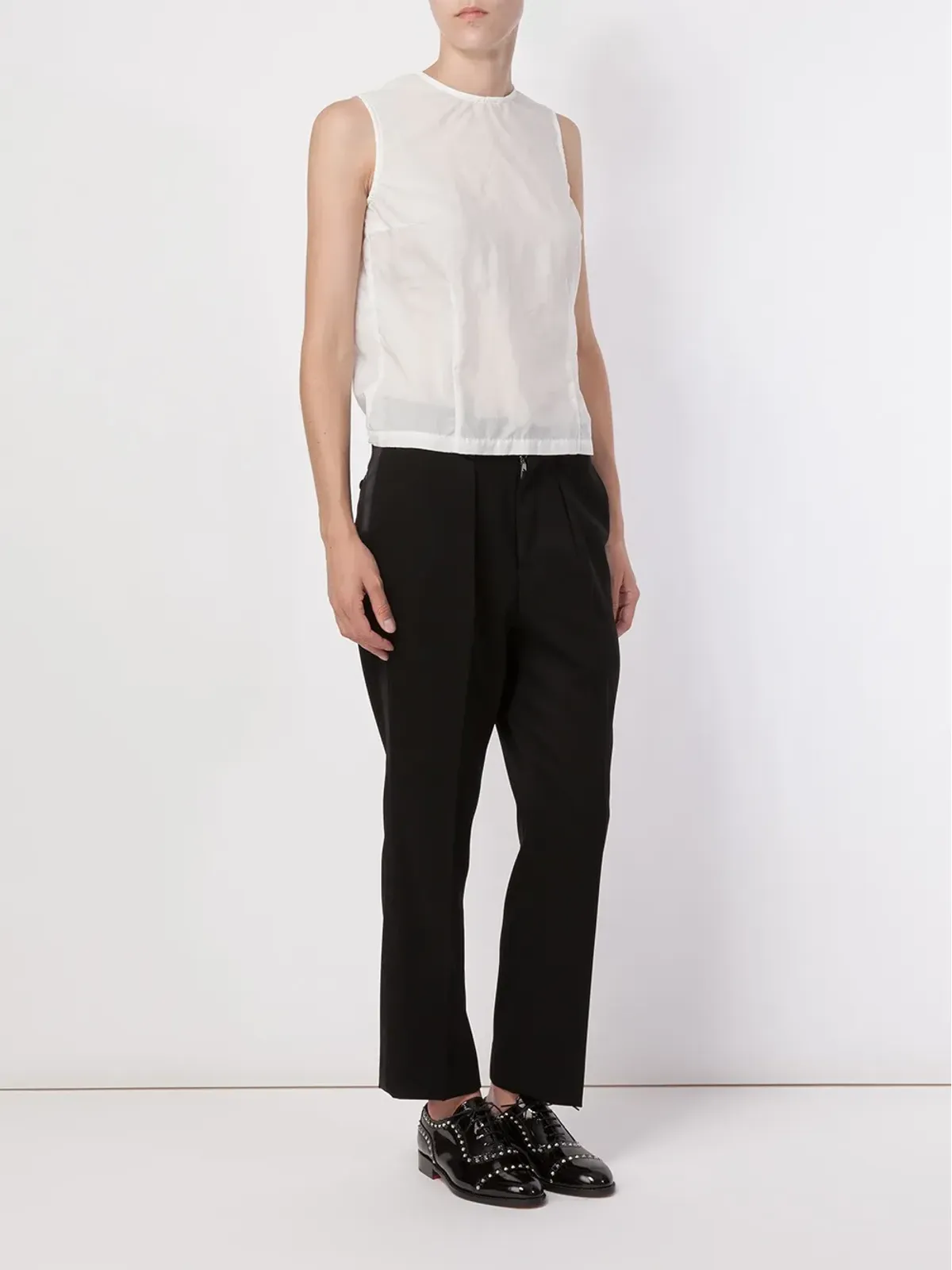 Comme Des Garçons 丸首タンクトップ - 画像2