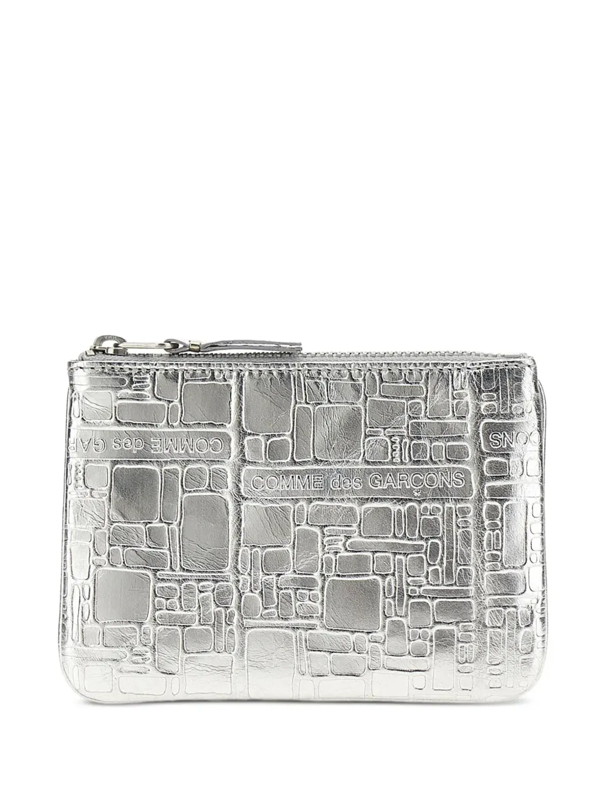 Comme Des Garçons Wallet ロゴエンボス レザー 財布 - 画像1