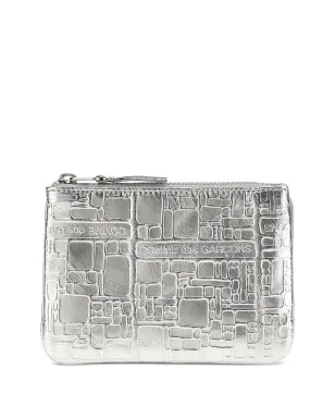 Comme Des Garçons Wallet ロゴエンボス レザー 財布 - サムネイル1