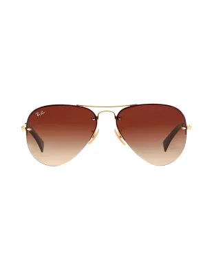 Ray-Ban ツートーン アビエーターフレーム サングラス - サムネイル1