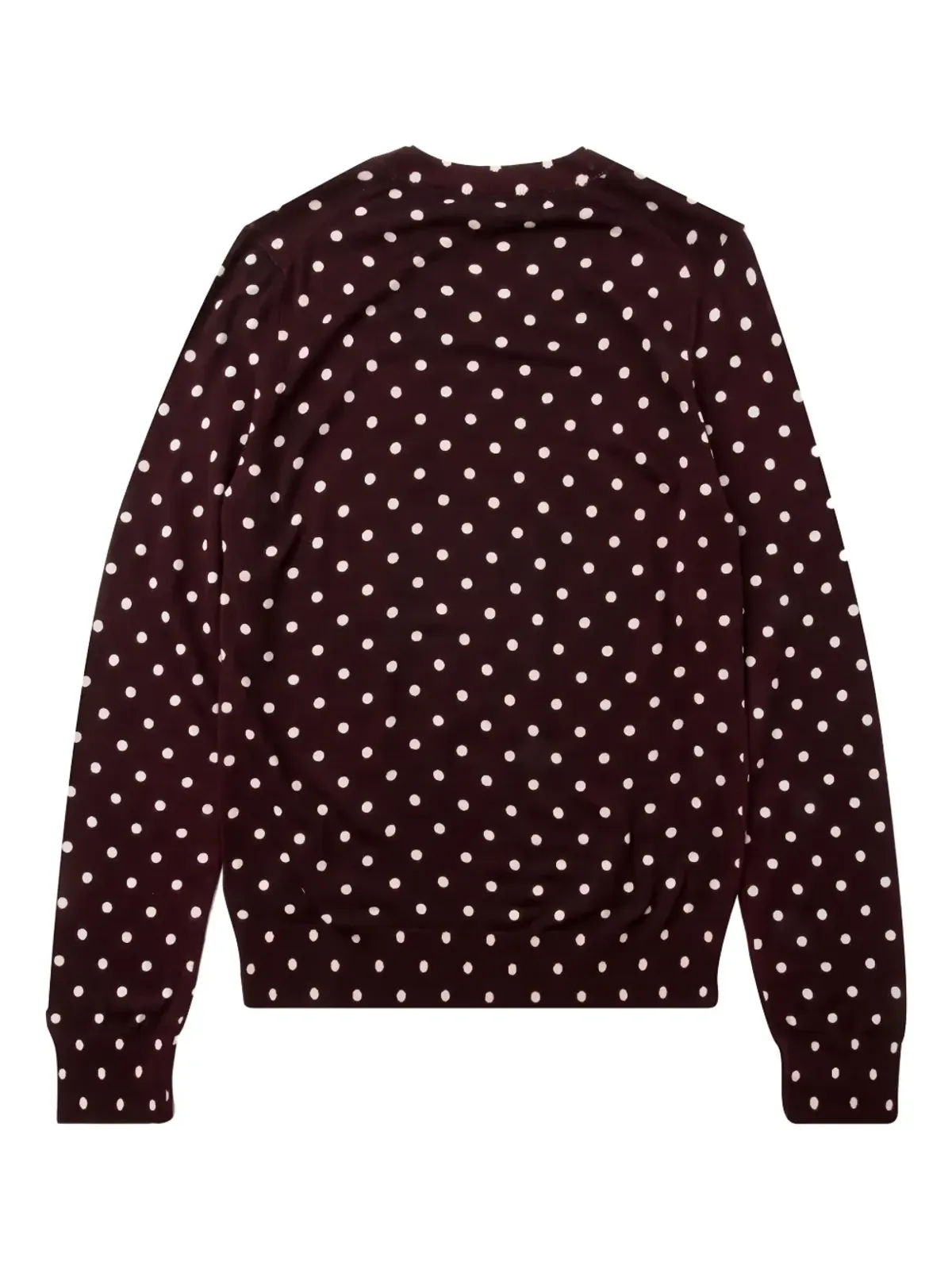 Comme Des Garçons Play ポルカドット柄Vネックセーター - 画像3