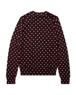 Comme Des Garçons Play ポルカドット柄Vネックセーター - サムネイル3