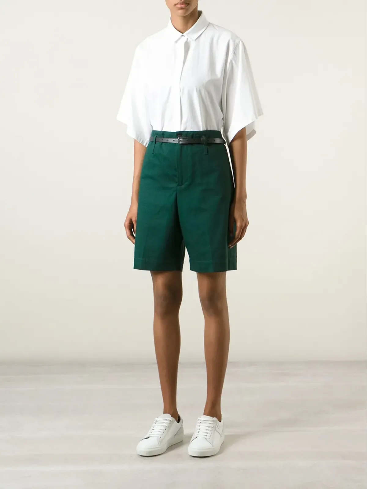 Golden Goose Kate ベルト付きショートパンツ - 画像4