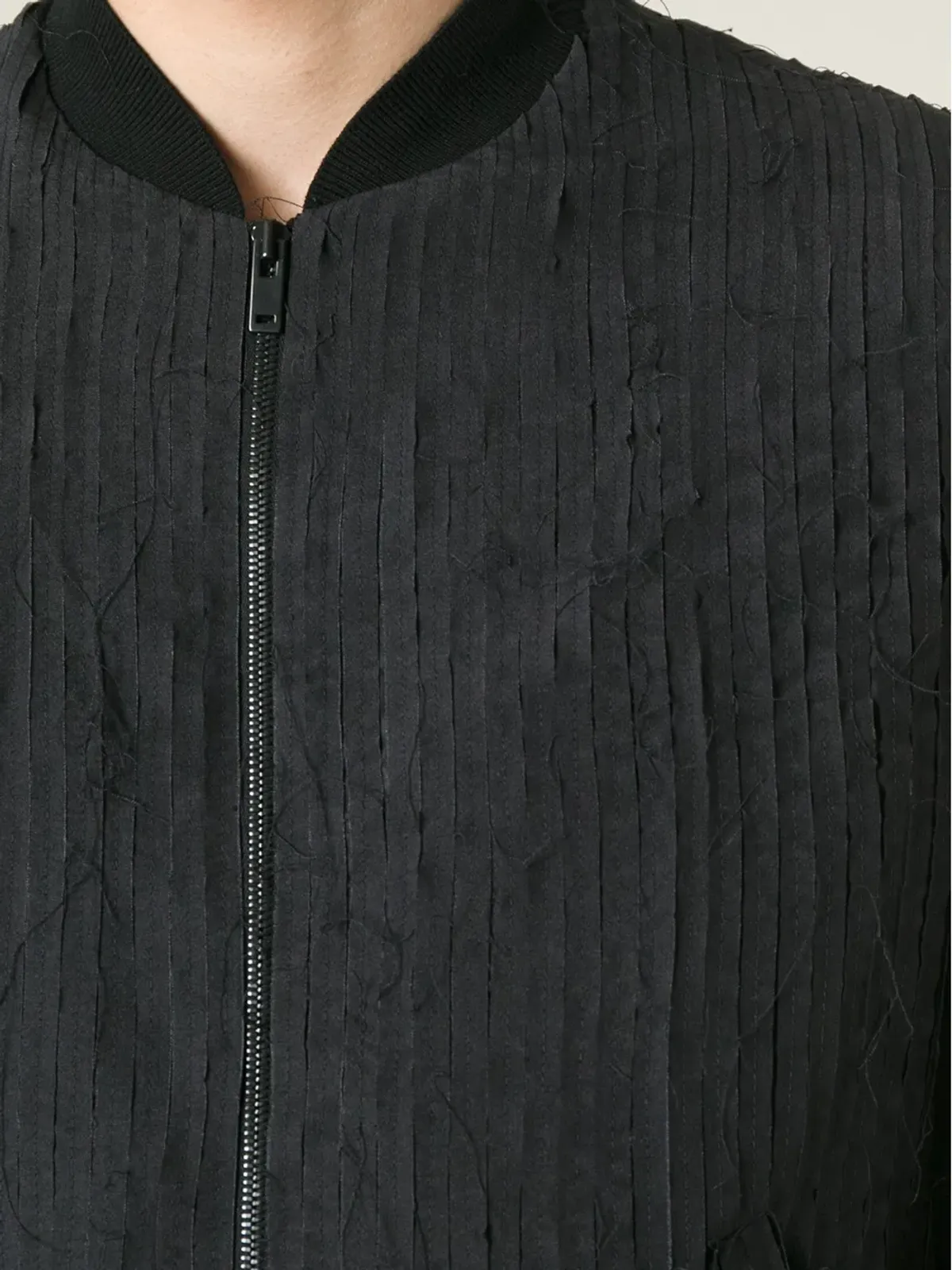 Maison Margiela ストライプパネル ボンバー ジャケット - 画像5