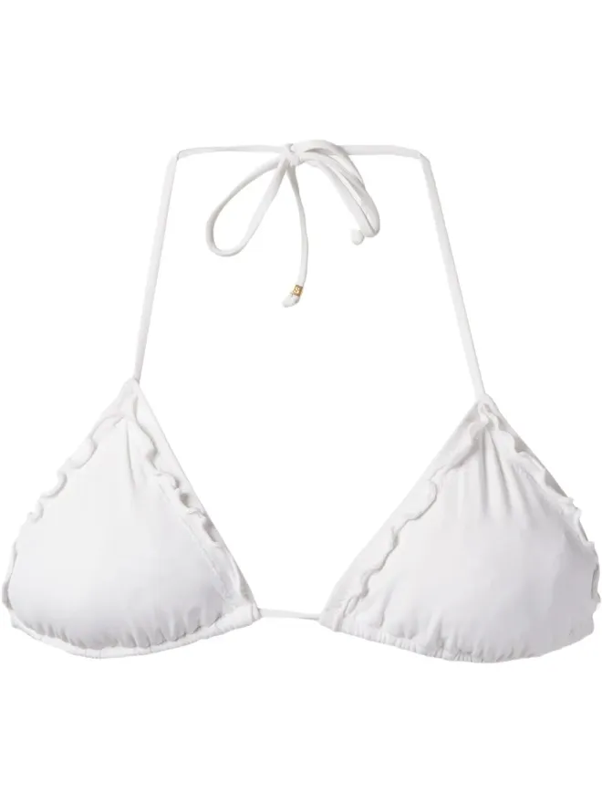 Amir Slama Amir Slama フリル付きトライアングルビキニトップの商品画像