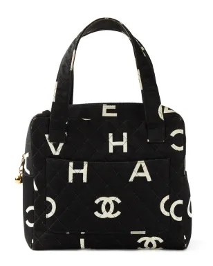 CHANEL Pre-Owned ロゴプリントキャンバスハンドバッグ - サムネイル1