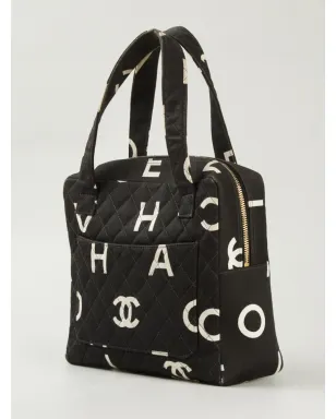 CHANEL Pre-Owned ロゴプリントキャンバスハンドバッグ - サムネイル4