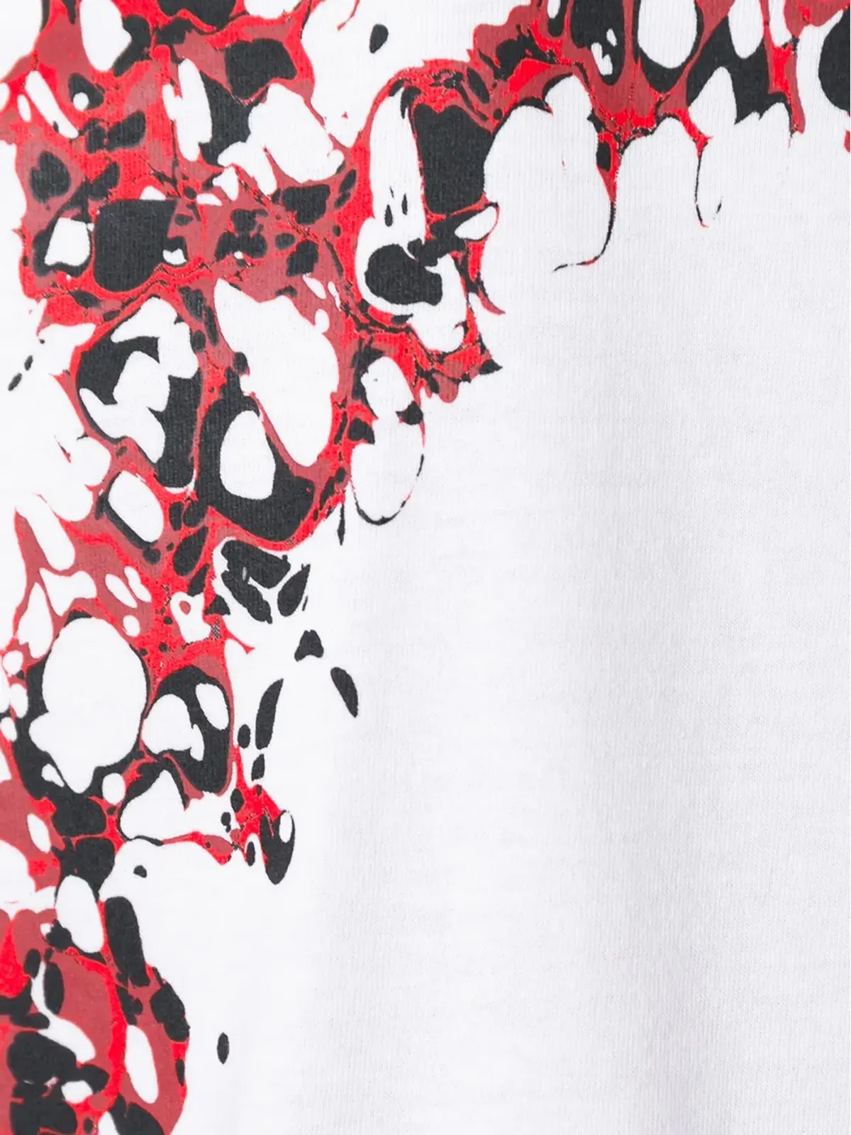 Alexander McQueen マーブル柄プリントTシャツ - 画像5