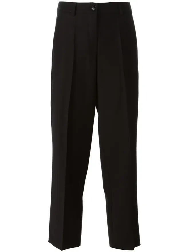 Boutique Moschino Boutique Moschino ストレートフィット テーラードパンツ ブラックの商品画像
