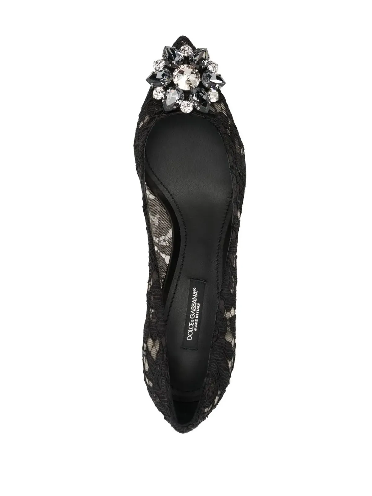 Dolce & Gabbana Rainbow Lace ブローチディテール パンプス - ブラック - 画像5
