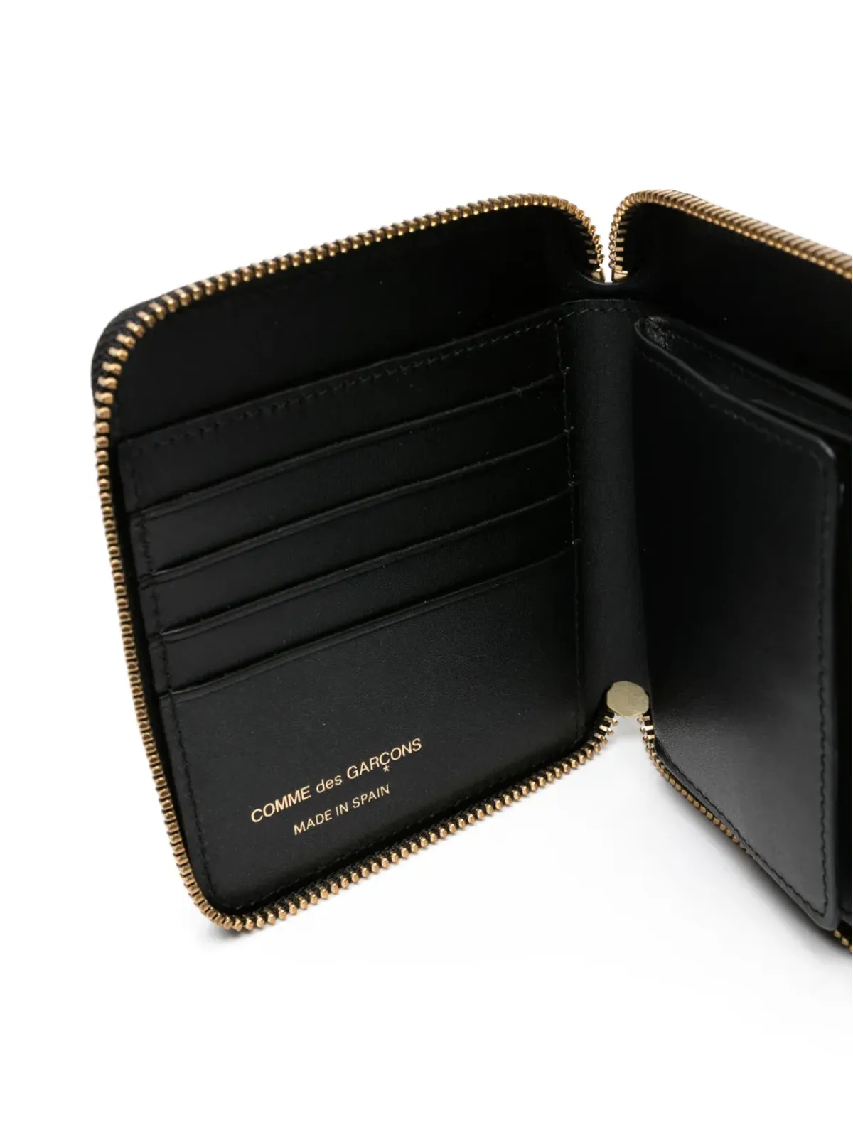 Comme Des Garçons Wallet ロゴエンボスレザーウォレット - 画像3