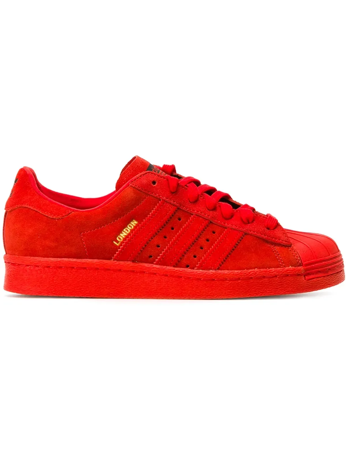 adidas Superstar 80s スニーカー - レッド - 画像1