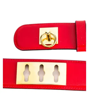 Celine Pre-Owned 1990年代 チェーンベルト - レッド - サムネイル2