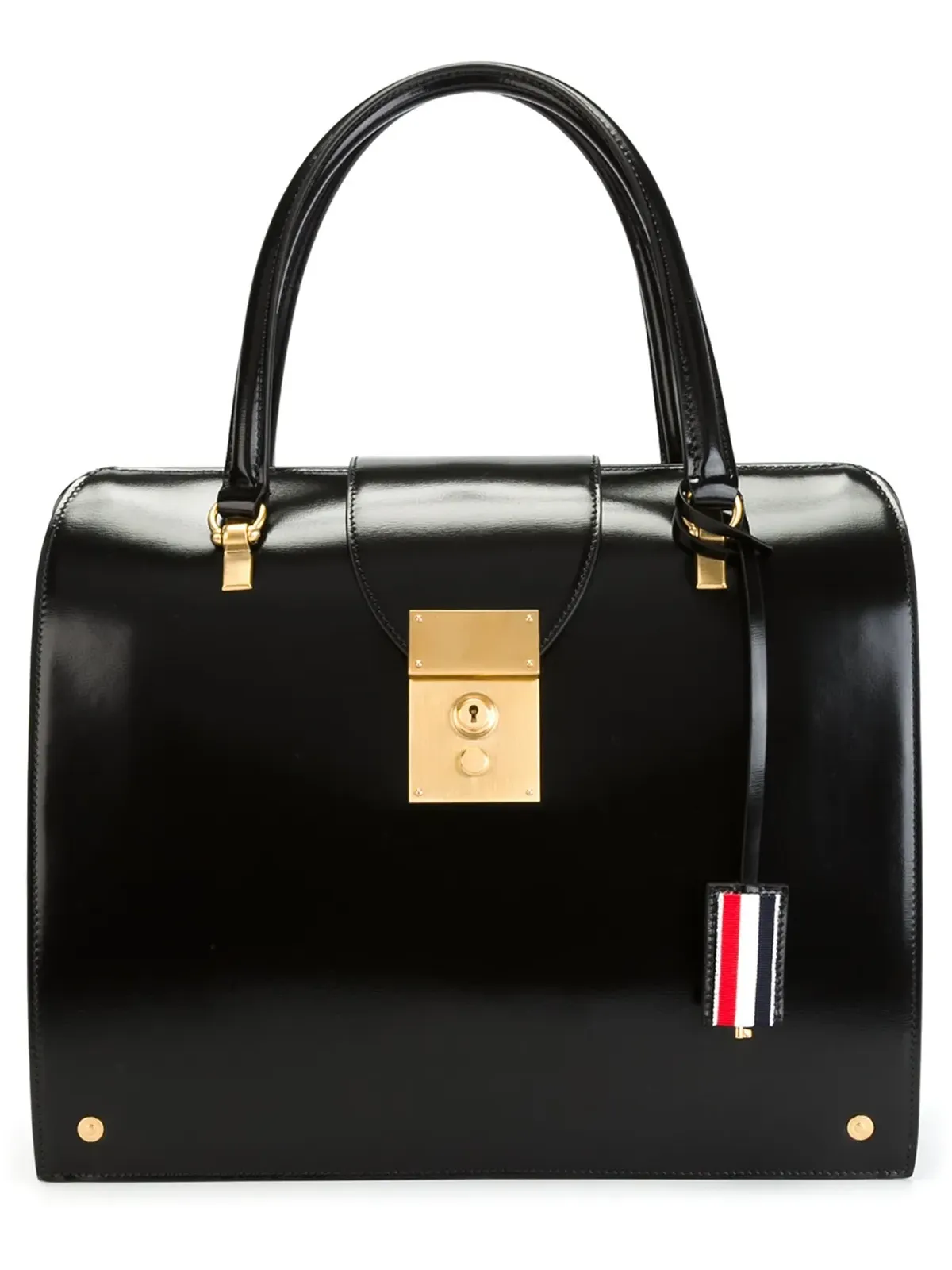 Thom Browne Mrs Thom レザーバッグ - ブラック - 画像1