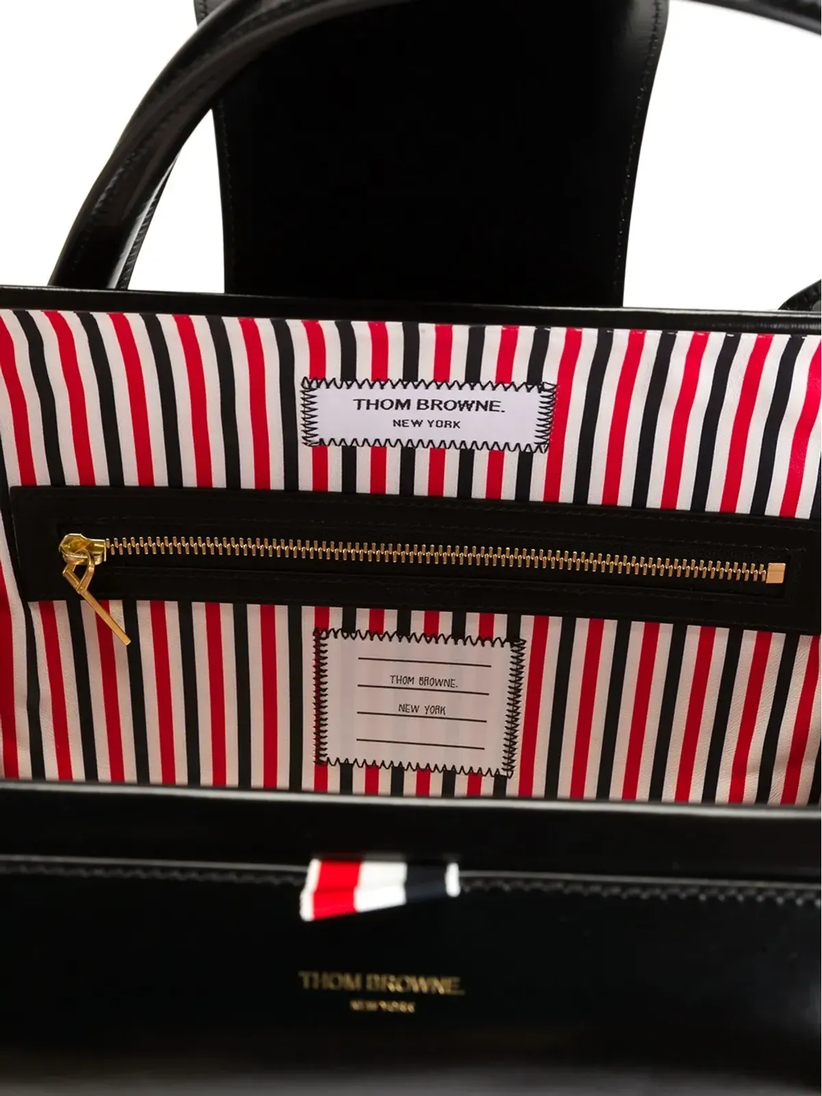 Thom Browne Mrs Thom レザーバッグ - ブラック - 画像5