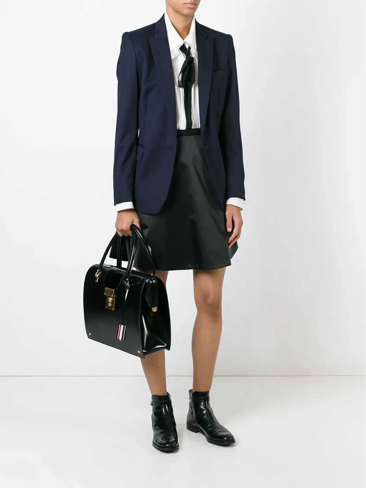 Thom Browne Mrs Thom レザーバッグ - ブラック - 画像2